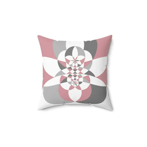 Spun Polyester Square Pillow - Abstract Pattern Comfort - Dipaliz - 14’’ × - Throw Pillows