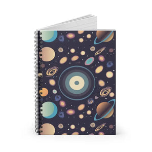 Notebook Ruled Line - Space Design for Creative Ideas - Dipaliz - one Size - Notebooks & Notepads