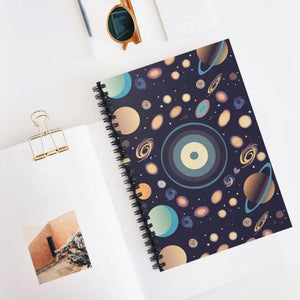 Notebook Ruled Line - Space Design for Creative Ideas - Dipaliz - one Size - Notebooks & Notepads