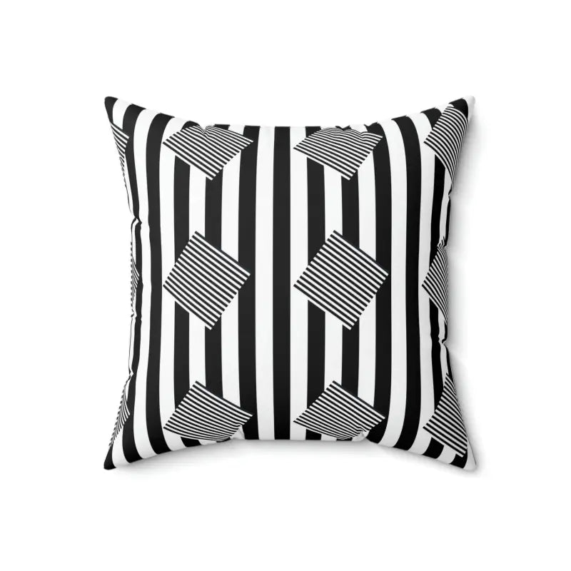 Elevate Decor with Dipaliz Black Stripes Polyester Pillow - 18’’ × Home