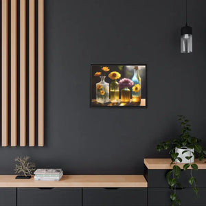 Fresh Flowers Matte Canvas Wall Art with Exquisite Containers - Dipaliz - Posters Prints & Visual Artwork