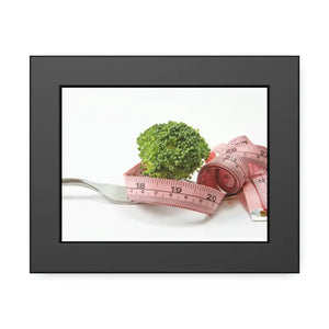 Measuring Tape Framed Paper Posters - Bold Wall Art - Dipaliz - 8’’ x 6’’ (horizontal) / Black Frame / Semi Glossy