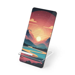 Sturdy Mountains Mobile Display Stand - Portable Desk Holder - Dipaliz - 2.8’’ x 5.9’’ / Glossy - Phone Stands