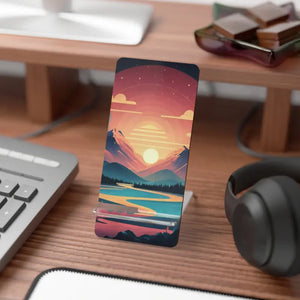 Sturdy Mountains Mobile Display Stand - Portable Desk Holder - Dipaliz - 2.8’’ x 5.9’’ / Glossy - Phone Stands