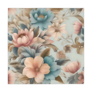 Large Flowers Tablecloth - Vibrant Dining Transform - Dipaliz - one Size / White - Tablecloths