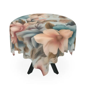 Large Flowers Tablecloth - Vibrant Dining Transform - Dipaliz - one Size / White - Tablecloths