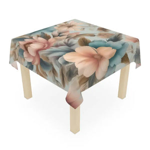 Large Flowers Tablecloth - Vibrant Dining Transform - Dipaliz - one Size / White - Tablecloths