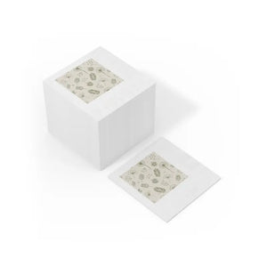 White Coined Napkins - Elegant Party Essential - Dipaliz - Paper