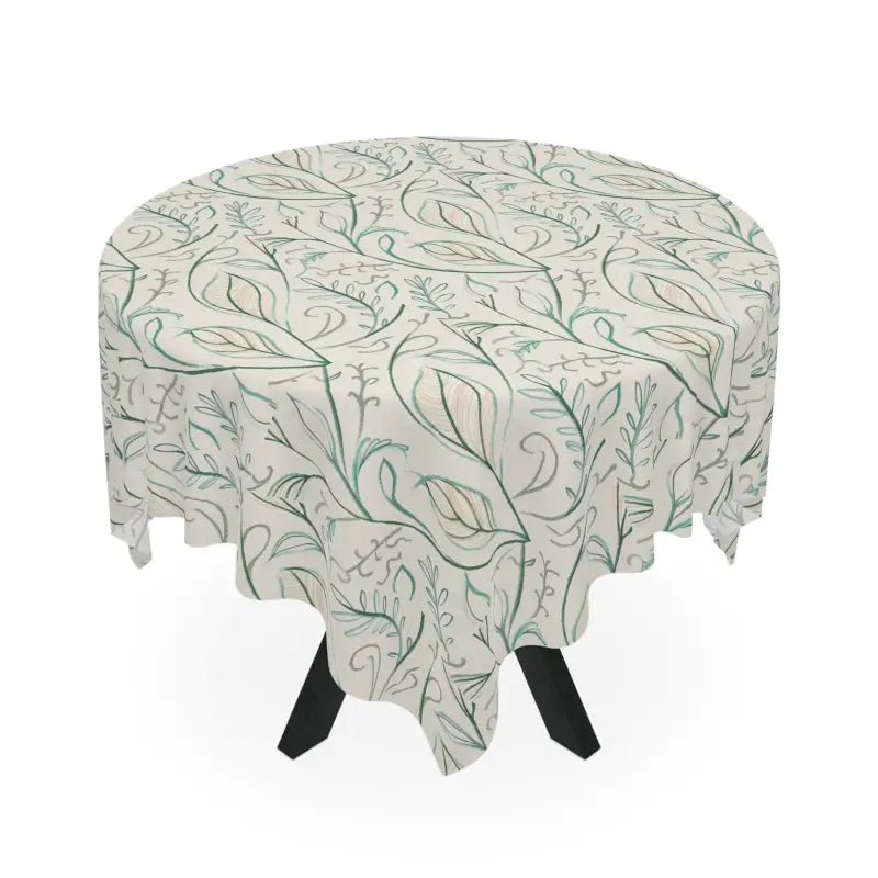 Transform your Dining with a Stylish Foliage Tablecloth! - one Size / White Home Decor