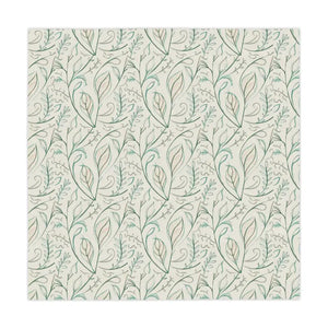 Foliage Tablecloth - Polyester Spring Design - Dipaliz - one Size / White - Tablecloths