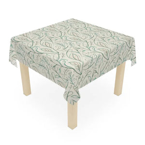 Foliage Tablecloth - Polyester Spring Design - Dipaliz - one Size / White - Tablecloths