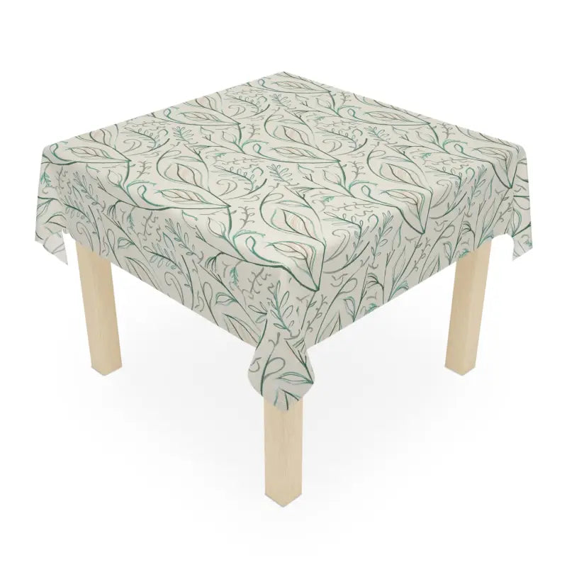 Transform your Dining with a Stylish Foliage Tablecloth! - one Size / White Home Decor