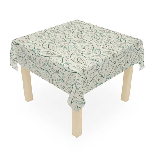 Elevate your Table with our Trendy Spring Foliage Tablecloth - one Size / White Home Decor