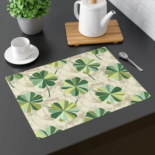 Transform your Table with Clover Leaf Placemats! - 18’’ × 14’’ Home Decor