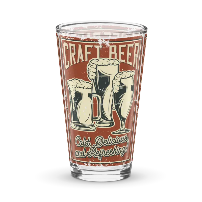 Elevate your Drink Game with the Crafterschoice Shaker Pint Glass - Tumblers