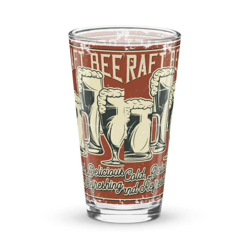 Elevate your Drink Game with the Crafterschoice Shaker Pint Glass - Tumblers