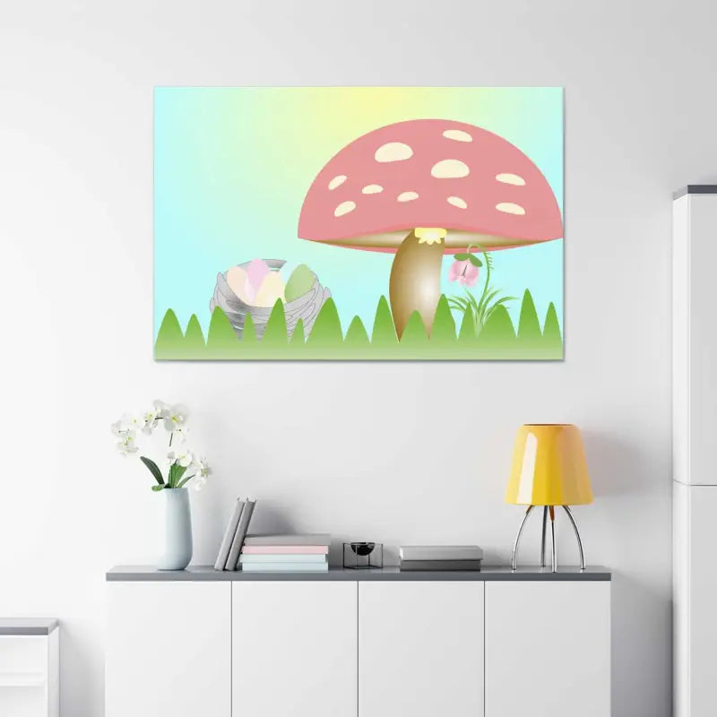 Elevate your Home with Semi Glossy Finish Easter Egg Art - Canvas