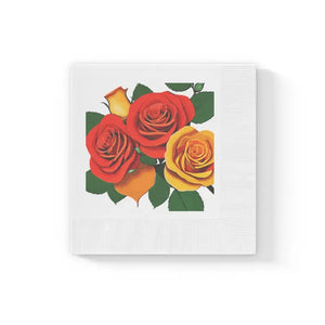 White Coined Napkins - Elegant Party Essential - Dipaliz - 6.5’’ x / 100 Pcs - Paper
