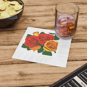 White Coined Napkins - Elegant Party Essential - Dipaliz - Paper