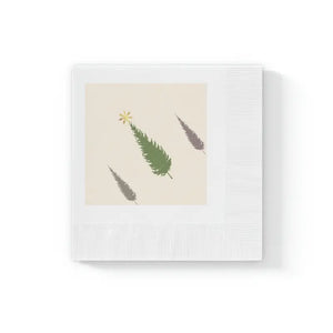 Home Decor - White Coined Napkins - Premium Elegant Dining - Dipaliz 4.8’’ x / 100 Pcs