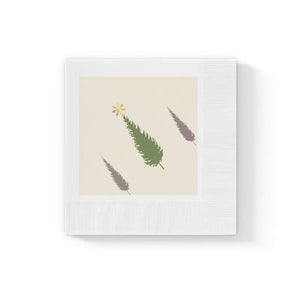 Home Decor - White Coined Napkins - Premium Elegant Dining - Dipaliz 6.5’’ x / 100 Pcs