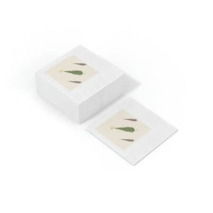Home Decor - White Coined Napkins - Premium Elegant Dining - Dipaliz