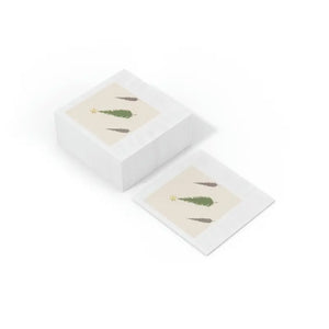 Home Decor - White Coined Napkins - Premium Elegant Dining - Dipaliz