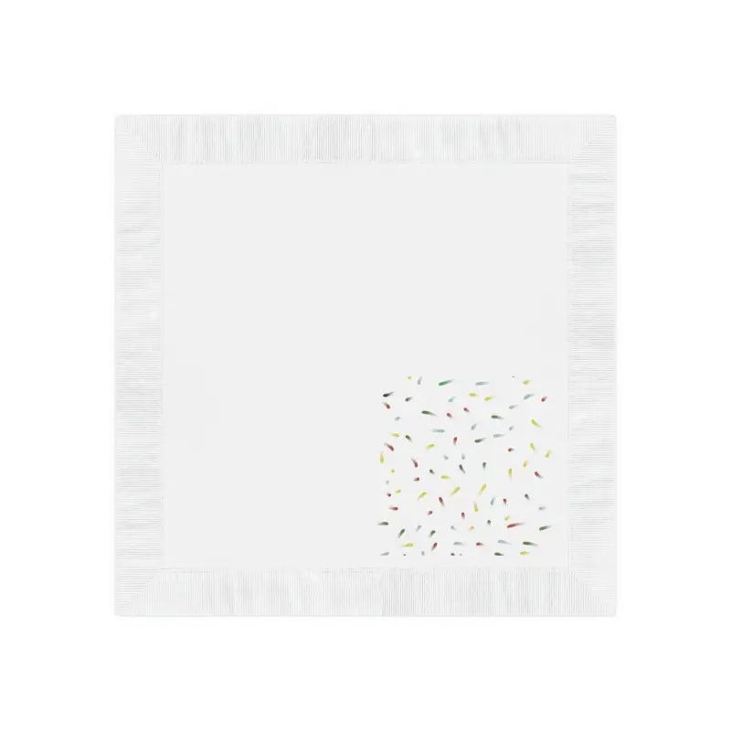 Elevate Every Event with Luxurious White Coined Napkins - Home Decor