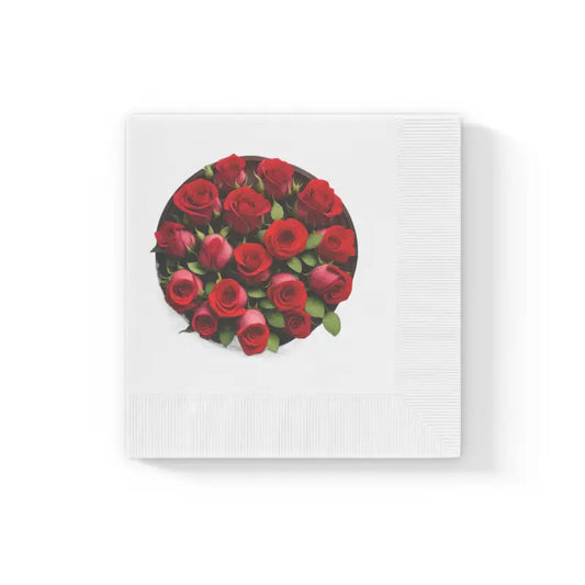 Transform your Event with White Coined Napkins! - 4.8’’ x / 50 Pcs Home Decor