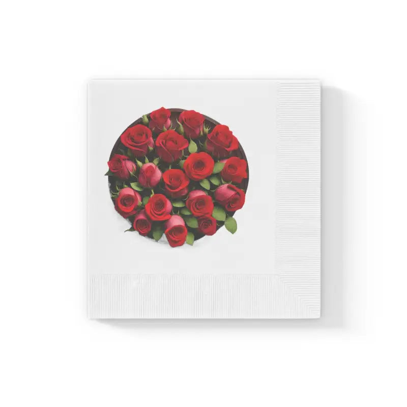 White Coined Napkins - Instant Table Wow | Dipaliz - 4.8’’ x / 50 Pcs - Paper