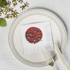 White Coined Napkins - Crisp Elegant Table Decor - Dipaliz - Paper