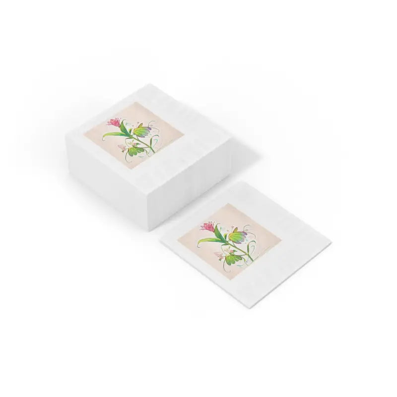 Elevate your Parties with Luxurious White Coined Napkins - Home Decor