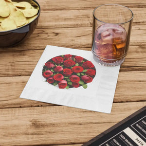 White Coined Napkins - Crisp Elegant Table Decor - Dipaliz - Paper