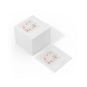 White Coined Napkins Three Ply Elegant Party Essential - Dipaliz - Paper