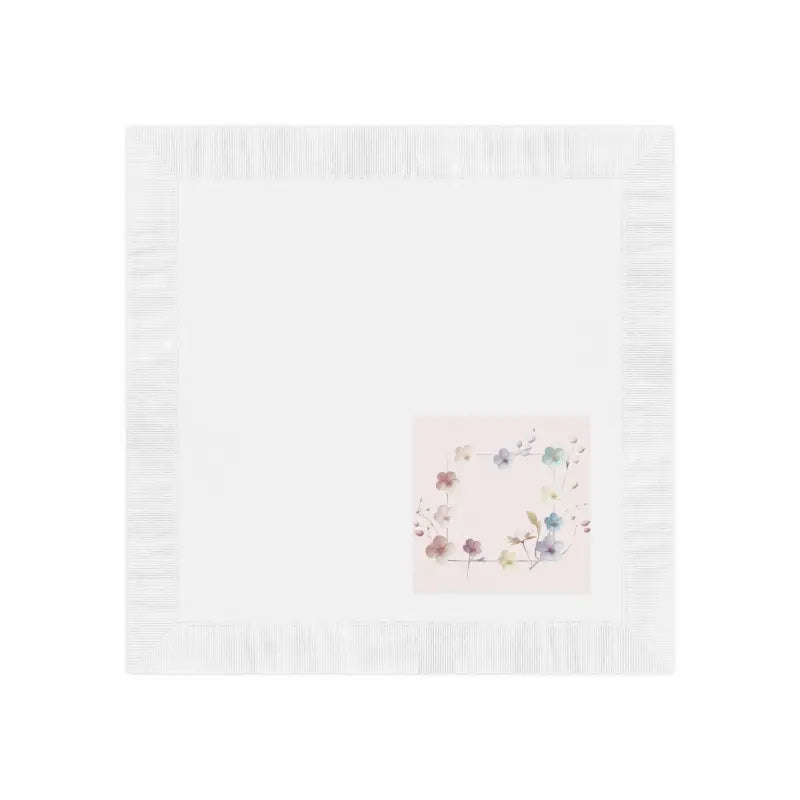 Elevate your Event with Dipaliz Three Ply White Coined Napkins - Home Decor