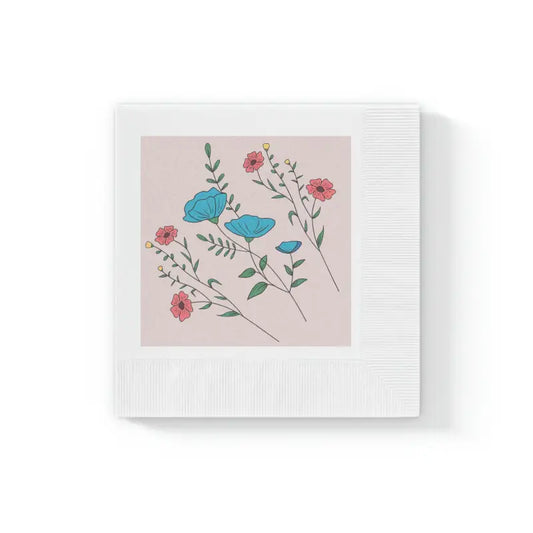 Elevate Your Events With Trendy White Coined Napkins! - 6.5’ x / 50 Pcs