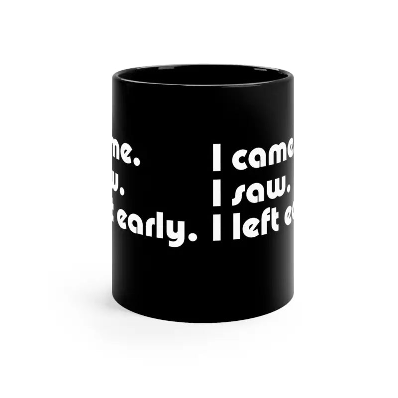 Elevate your Sips with the Stylish 11oz Black Mug Masterpiece