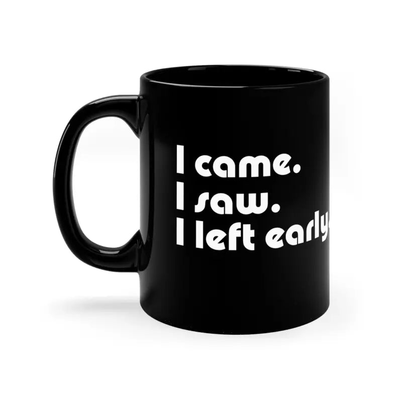 Elevate your Sips with the Stylish 11oz Black Mug Masterpiece