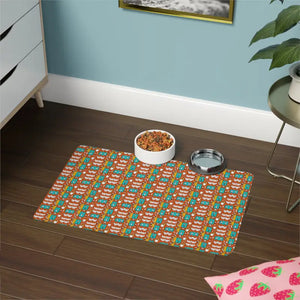 Pet Food Mat - Stylish Non-slip Bowl Protection - Dipaliz - 12’’ × 18’’ / Rectangle - Mats