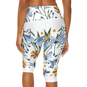 Yoga Capri Leggings - Colorful Comfort Style - Dipaliz