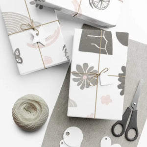 Nature Symbols Gift Wrap - Eco-friendly Elegant Paper - Dipaliz - Wrapping