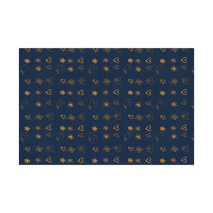 Navy Blue Gift Wrap Papers Eco-friendly Stunning Style - Dipaliz - Wrapping Paper