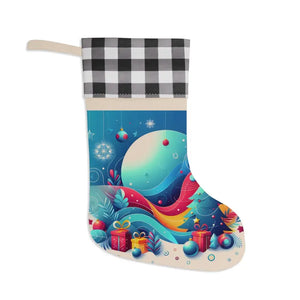 Stylish Christmas Stockings Bring Elegance to your Home - Dipaliz - one Size / White and Black/natural - Holiday