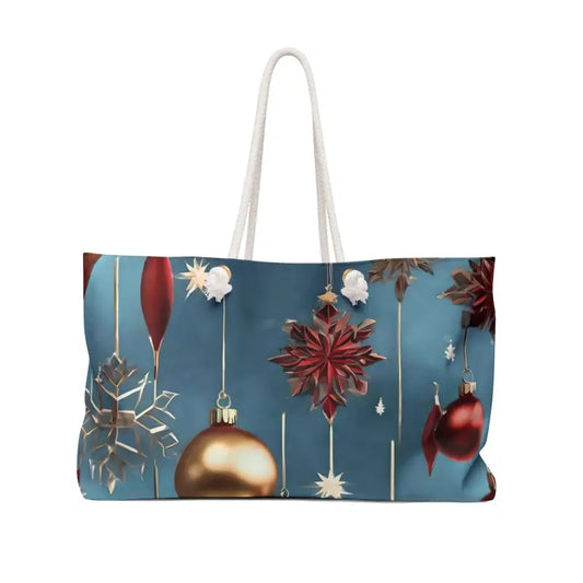 Elevate your Holiday Style with Dipaliz’s Christmas Weekender Bag! - 24’’ × 13’’ Bags