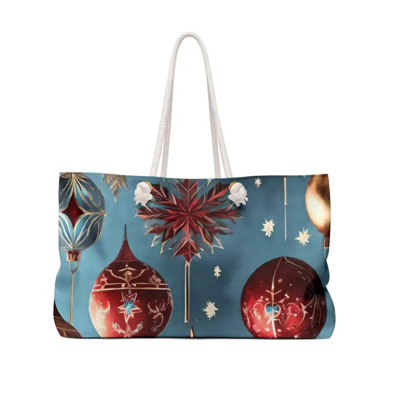 Elevate your Holiday Style with Dipaliz’s Christmas Weekender Bag! - 24’’ × 13’’ Bags