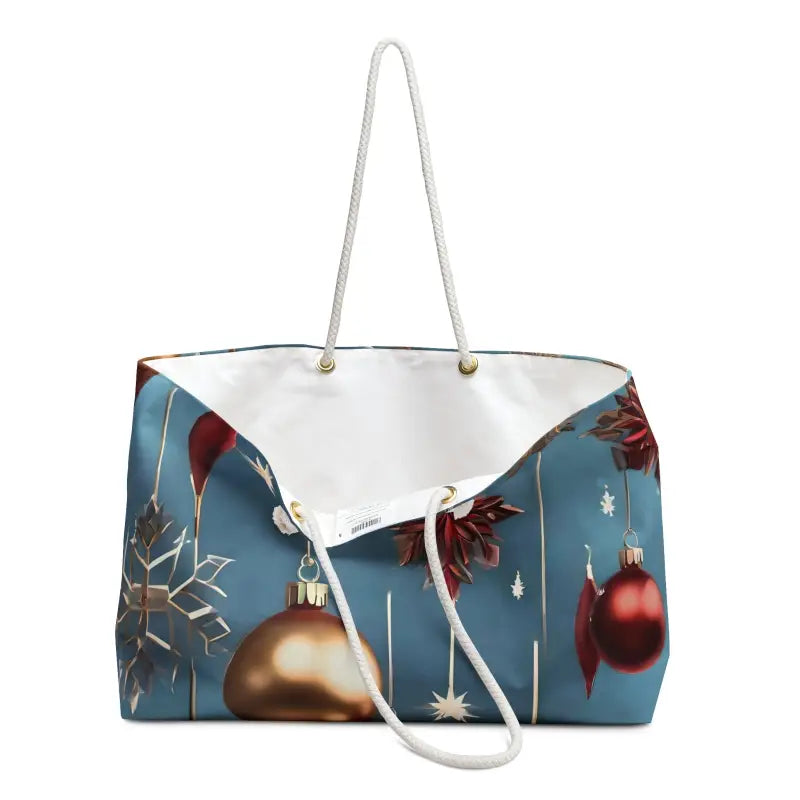 Elevate your Holiday Style with Dipaliz’s Christmas Weekender Bag! - 24’’ × 13’’ Bags