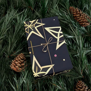 Christmas Stars Gift Wrap Papers - Dazzling Holiday Design - Dipaliz - Wrapping Paper