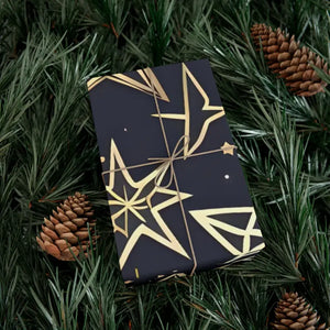 Christmas Stars Gift Wrap Papers - Dazzling Holiday Design - Dipaliz - Wrapping Paper