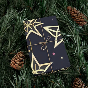 Christmas Stars Gift Wrap Papers - Dazzling Holiday Design - Dipaliz - Wrapping Paper