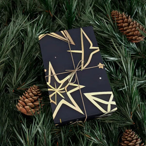 Christmas Stars Gift Wrap Papers - Dazzling Holiday Design - Dipaliz - Wrapping Paper